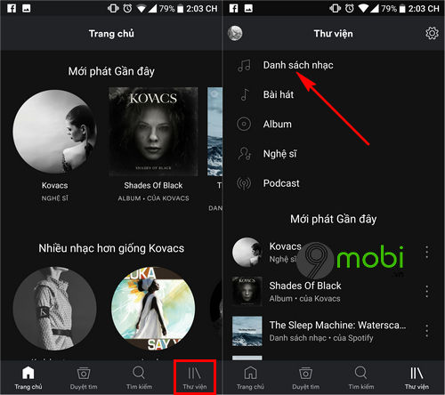 cach tai nhac tren spotify ve dien thoai android iphone 2