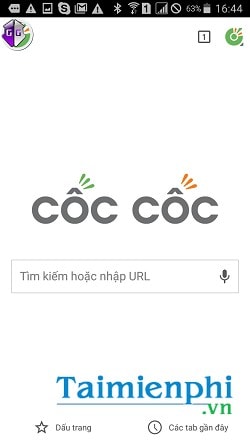 Sử dụng Cốc Cốc trên Android, lướt web CocCoc trên điện thoại Android