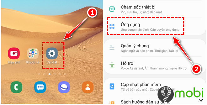 cach bat nguon khong xac dinh tren android