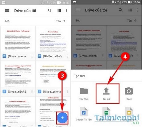 Tải File Lên Google Drive Trên Iphone, Android