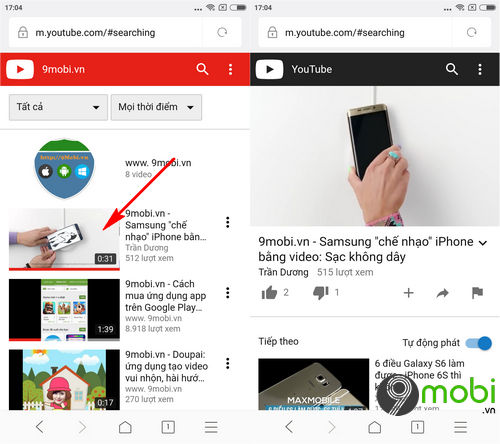 cach tai video youtube ve dien thoai khong can dung phan mem 2