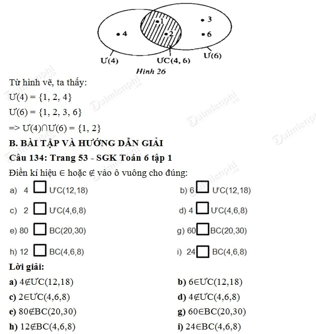 giai toan lop 6 uoc chung va boi chung