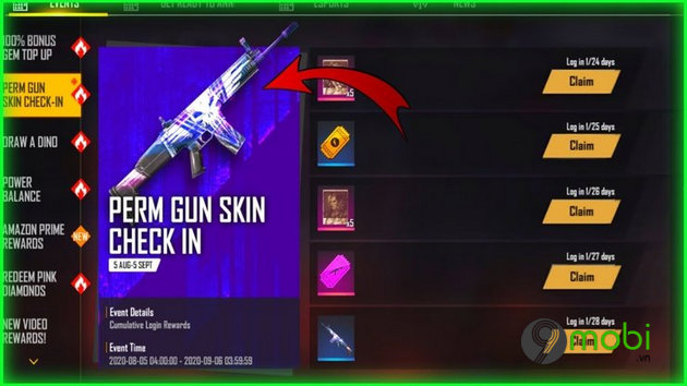 3 cach nhan skin free fire mien phi