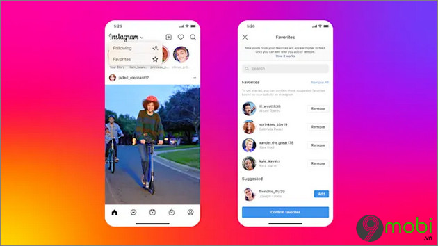 Instagram mang nguon cap du lieu theo thoi gian
