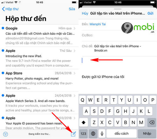 Cách Chèn Thêm Tập Tin Vào Mail Trên Iphone, Ipad