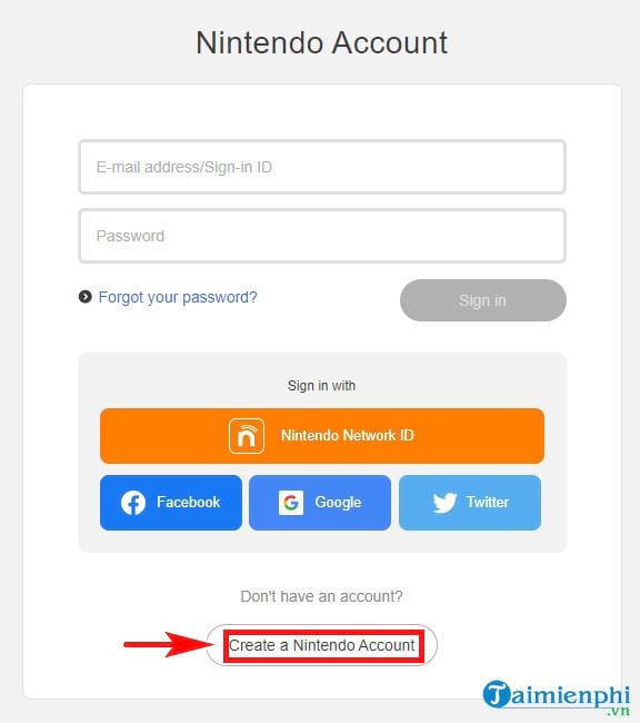 Cách đăng ký, tạo tài khoản Nintendo