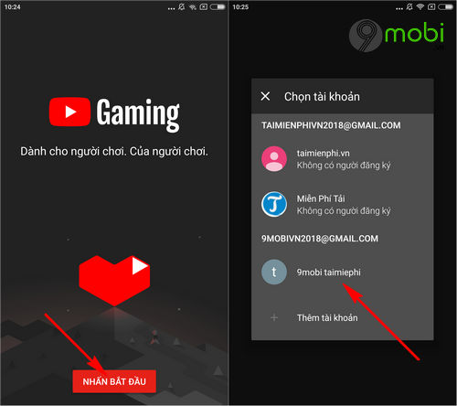 cach quay man hinh android bang youtube gaming 2