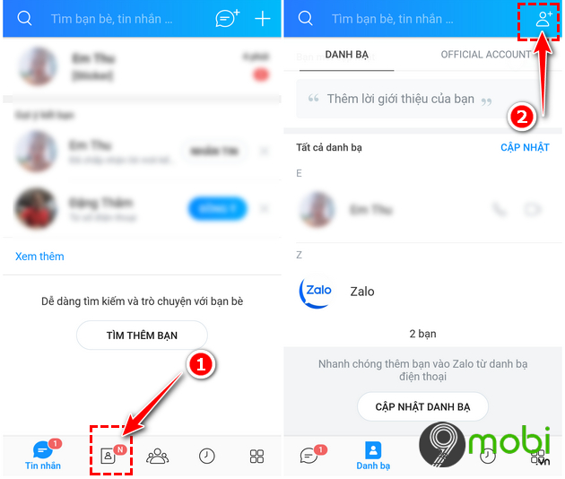 xem lai tat ca nhung yeu cau ket ban zalo da gui di