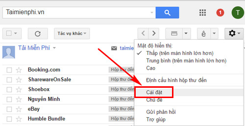 xoa thu spam tren gmail