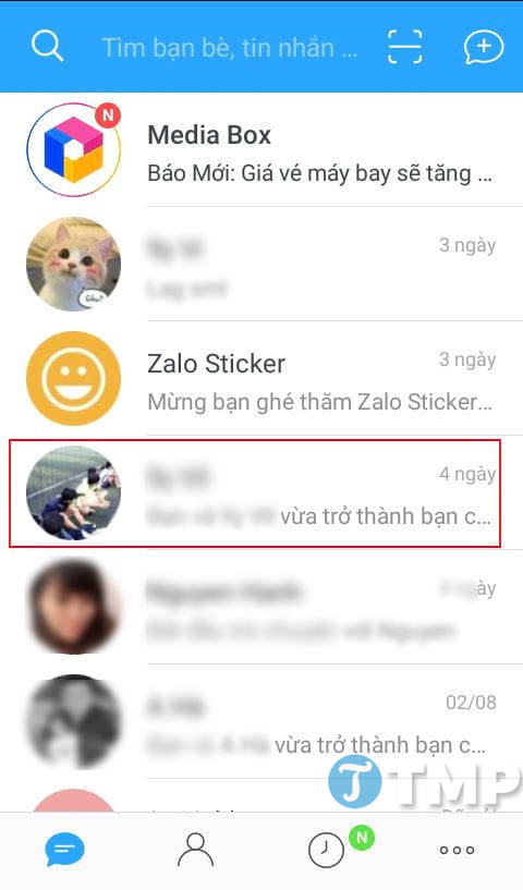 Chặn tin nhắn Zalo trên Android