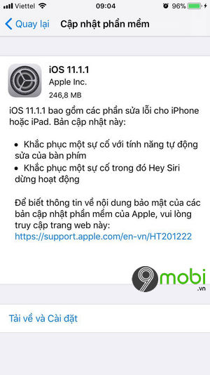 apple phat hanh cap nhat ios 11 1 1 2