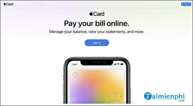 apple ra mat mot cong truc tuyen moi cho chu tai khoan apple card