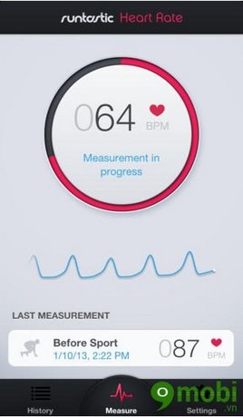 Runtastic Heart Rate Monitor for iOS miễn phí