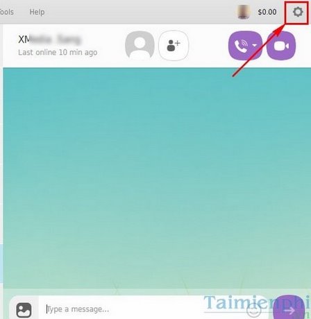 doi background chat viber tren may tinh