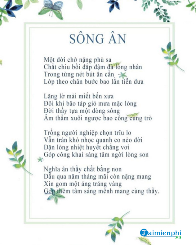 Thơ báo tường, tổng hợp các bài thơ để viết cho báo tường 20/11 hay nhất, ý nghĩa nhất