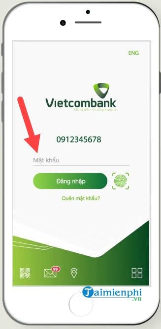 cach dang nhap vietcombank internet banking 2