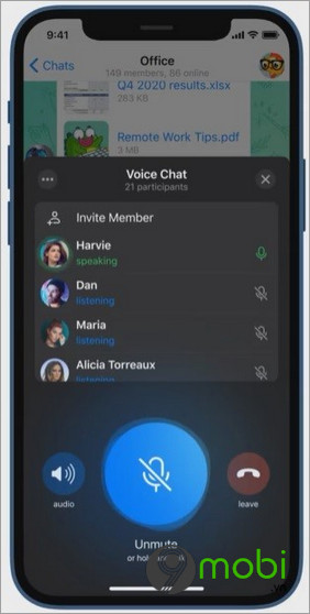 telegram them tinh nang voice chat moi va thong bao ke hoach kiem tien tu ung dung
