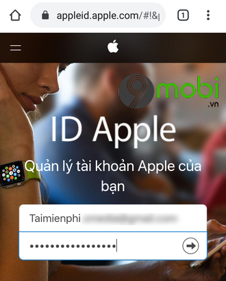 them tai khoan email icloud vao dien thoai android