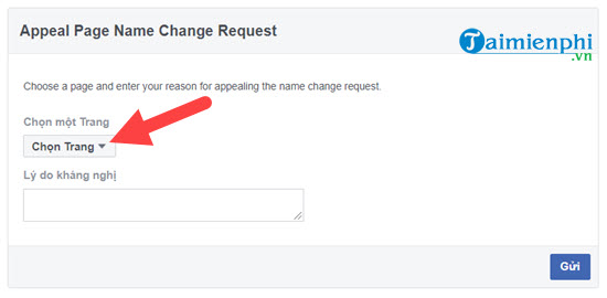 Các bước kháng nghị đổi tên Fanpage Facebook cực chi tiết