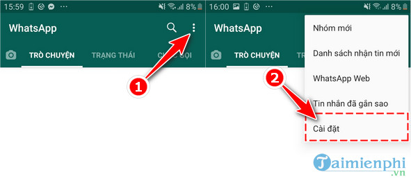 Cách bật chế độ dark mode trên WhatsApp