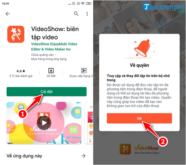 Cách cài đặt và sử dụng VideoShow