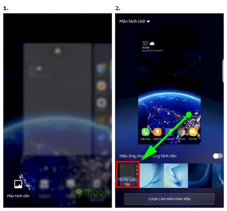 Cách thay hình nền điện thoại Samsung, đổi màn hình nền điện thoại