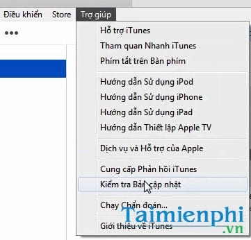 cap nhat itunes