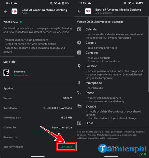 Cách cấp quyền cho ứng dụng Android, chỉnh sửa và quản lý quyền truy cập 10 chinh sua quyen truy cap cua ung dung tren android