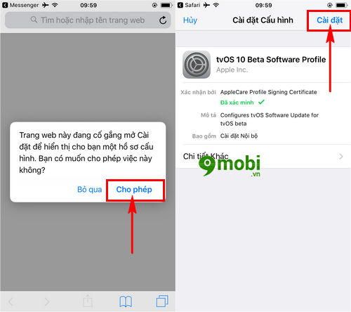 cach chan cap nhat ios tren iphone ipad 5
