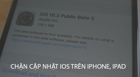 cach chan cap nhat ios tren iphone ipad