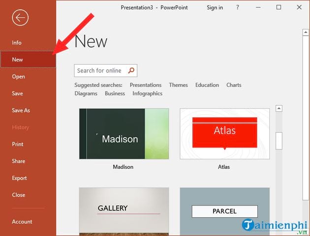 Cách chèn lịch vào PowerPoint