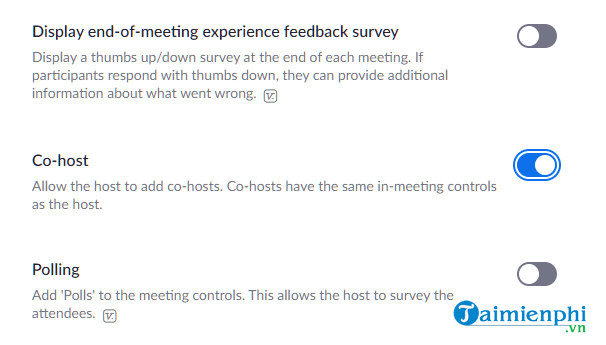 Cách đổi host trên Zoom, chỉ định Co-host trong cuộc họp