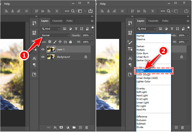 Edit photos that are too bright in photoshop