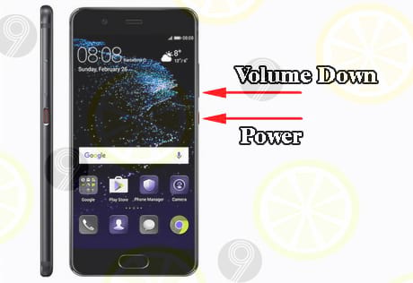cach chup anh man hinh dien thoai huawei p10 2