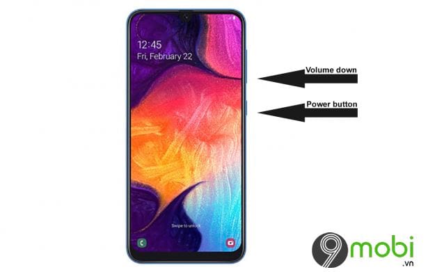 cach chup man hinh samsung galaxy a50s 2