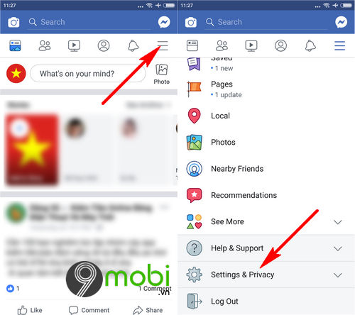 Mẹo chuyển Facebook sang tiếng Việt trên Android, sử dụng giao diện Fa
