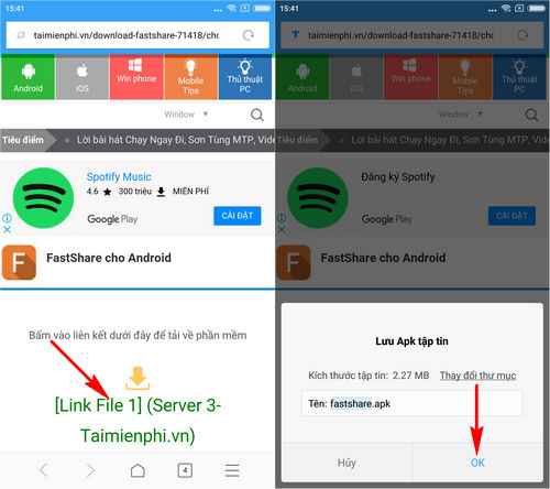 Cách chuyển tiền Mobifone bằng App Fastshare