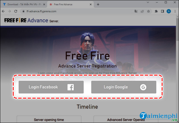 cach dang ky choi free fire ob36 advance server 2