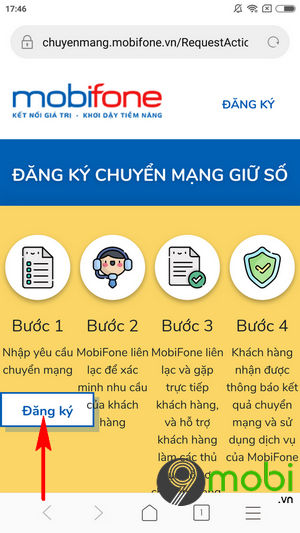 cach dang ky chuyen mang giu so online cua mobifone 2