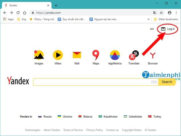 Cách đăng ký, tạo tài khoản Yandex