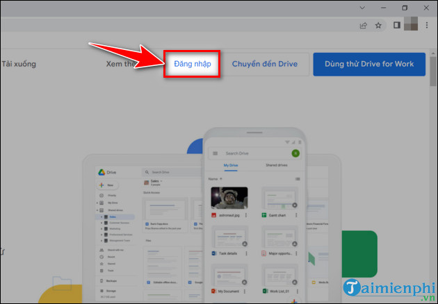 cach dang nhap google drive 2