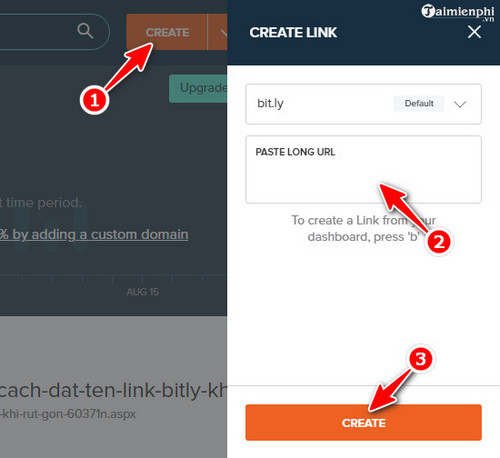 how to update bitly link when login