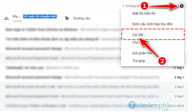 how to do cycle in gmail