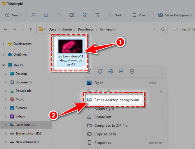 Hướng dẫn cách đổi ảnh nền máy tính win 11 với nhiều cách đơn giản