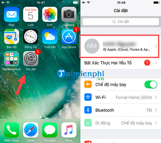 cach dong bo tin nhan giua iPhone, iPad, va macOS bang icloud