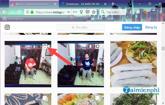 Cách download video từ Instagram