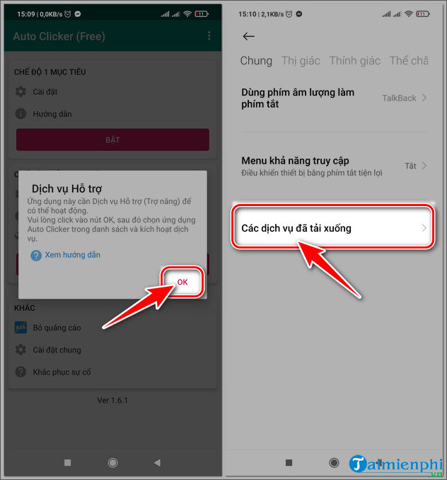 how to use auto click on android without root