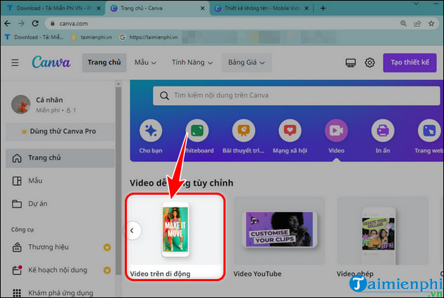 Cách Ghép Ảnh Thành Video Trên Canva Web, Online