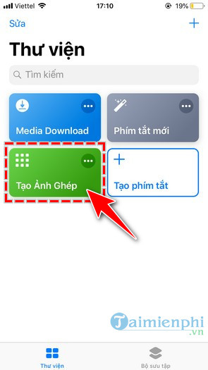 Ghép nhiều ảnh thành 1 trên iPhone bằng ứng dụng Shortcuts