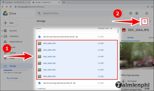 3 Cách giải phóng dung lượng Google Drive, tăng bộ nhớ
